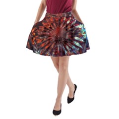 Crystal Daisy A-line Pocket Skirt by okhismakingart