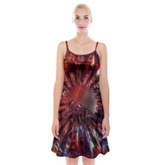 Crystal Daisy Spaghetti Strap Velvet Dress by okhismakingart