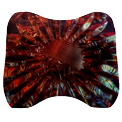 Crystal Daisy Velour Head Support Cushion by okhismakingart