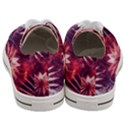 Faded Crystal Flower Women s Low Top Canvas Sneakers View4