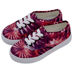 Faded Crystal Flower Kids  Classic Low Top Sneakers by okhismakingart