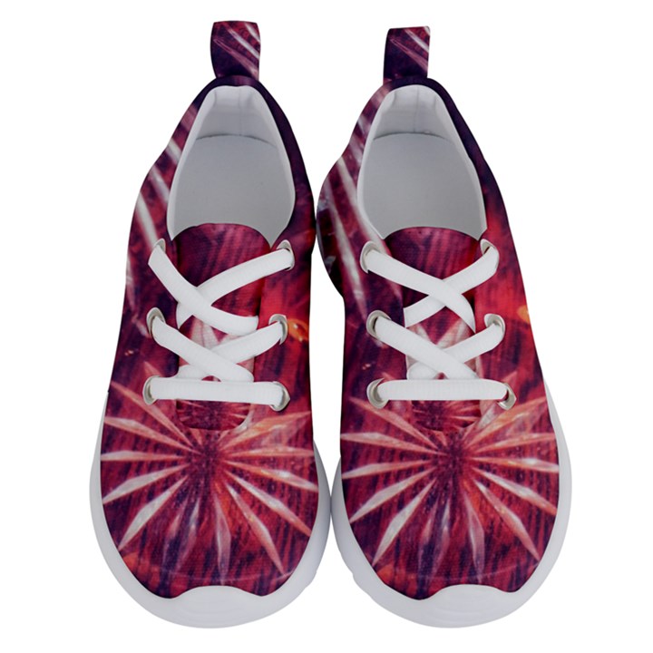 Faded Crystal Flower Running Shoes