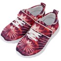 Faded Crystal Flower Kids  Velcro Strap Shoes View2