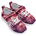 Faded Crystal Flower Kids  Velcro Strap Shoes View3