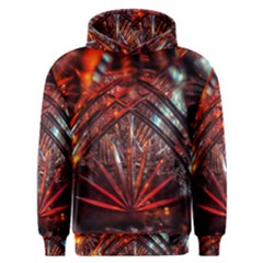 Double Crystal Daisy Men s Overhead Hoodie