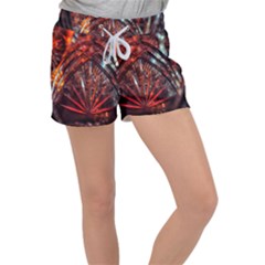 Double Crystal Daisy Women s Velour Lounge Shorts