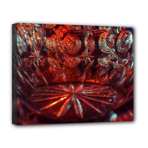 Glass Geometries  Deluxe Canvas 20  X 16  (stretched) by okhismakingart