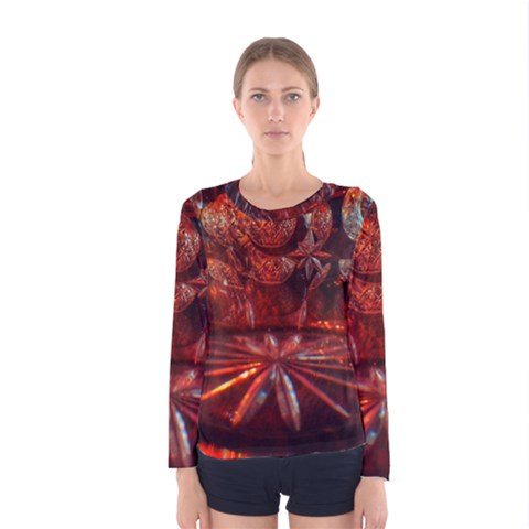 Glass Geometries  Women s Long Sleeve Tee by okhismakingart