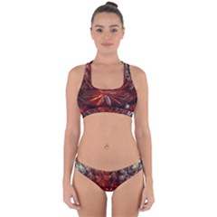 Glass Geometries  Cross Back Hipster Bikini Set by okhismakingart