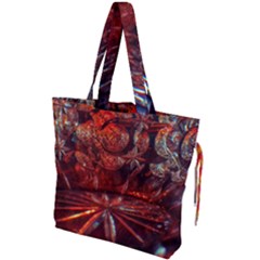 Glass Geometries  Drawstring Tote Bag