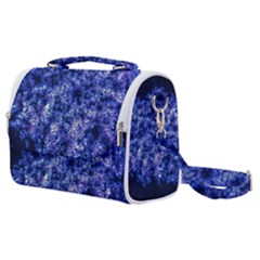 Queen Annes Lace In Blue Satchel Shoulder Bag