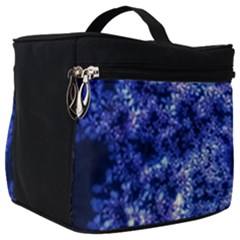 Queen Annes Lace In Blue Make Up Travel Bag (big)