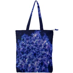 Queen Annes Lace In Blue Double Zip Up Tote Bag