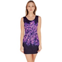 Queen Annes Lace In Purple And White Bodycon Dress by okhismakingart