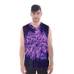 Queen Annes Lace In Purple And White Men s Basketball Tank Top by okhismakingart