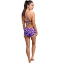 Queen Annes Lace in Purple and White High Waist Tankini Set View2