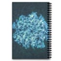 Queen Annes Lace in Neon Blue 5.5  x 8.5  Notebook View4