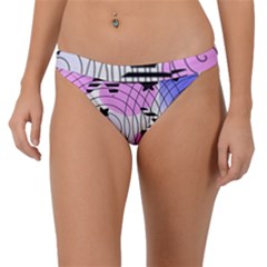 Stars And Spirals Band Bikini Bottom