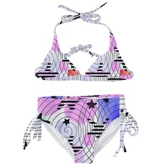 Stars And Spirals Kids  Classic Bikini Set