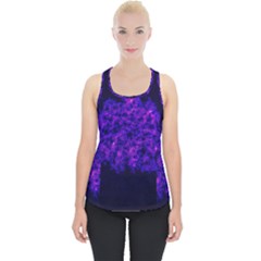 Queen Annes Lace In Blue And Purple Piece Up Tank Top by okhismakingart