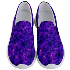 Queen Annes Lace In Blue And Purple Men s Lightweight Slip Ons by okhismakingart