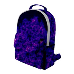 Queen Annes Lace In Blue And Purple Flap Pocket Backpack (large) by okhismakingart