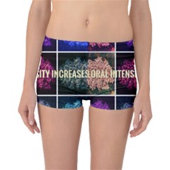 Floral Intensity Increases  Boyleg Bikini Bottoms by okhismakingart