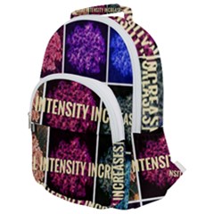 Floral Intensity Increases  Rounded Multi Pocket Backpack