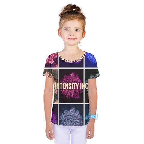 Floral Intensity Increases  Kids  One Piece Tee by okhismakingart