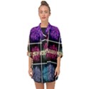 Floral Intensity Increases  Half Sleeve Chiffon Kimono View1