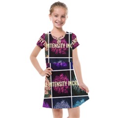 Floral Intensity Increases  Kids  Cross Web Dress by okhismakingart