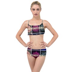 Floral Intensity Increases  Layered Top Bikini Set by okhismakingart