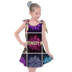 Floral Intensity Increases  Kids  Tie Up Tunic Dress by okhismakingart