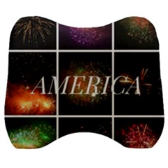 America Velour Head Support Cushion by okhismakingart