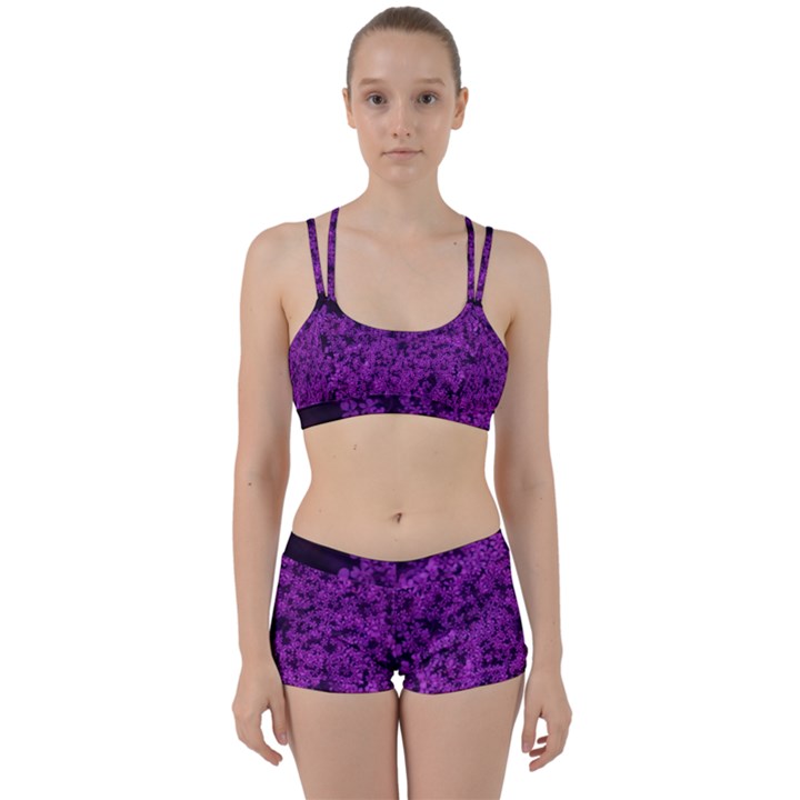 Queen Annes Lace in Purple Perfect Fit Gym Set