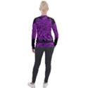 Queen Annes Lace in Purple Velour Zip Up Jacket View2