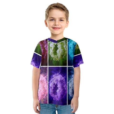 Closing Queen Annes Lace Collage (horizontal) Kids  Sport Mesh Tee by okhismakingart