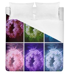 Closing Queen Annes Lace Collage (horizontal) Duvet Cover (queen Size) by okhismakingart