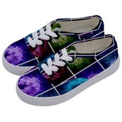 Closing Queen Annes Lace Collage (horizontal) Kids  Classic Low Top Sneakers by okhismakingart