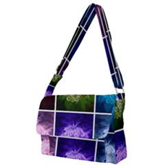 Closing Queen Annes Lace Collage (horizontal) Full Print Messenger Bag by okhismakingart