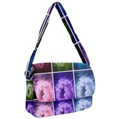 Closing Queen Annes Lace Collage (horizontal) Courier Bag by okhismakingart