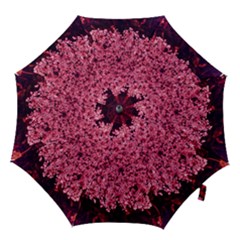 Queen Annes Lace In Red Part Ii Hook Handle Umbrellas (medium) by okhismakingart