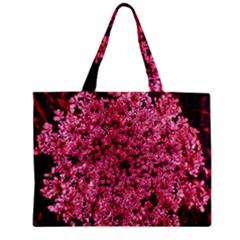 Queen Annes Lace In Red Part Ii Zipper Mini Tote Bag by okhismakingart