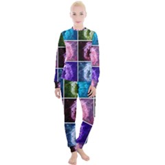 Closing Queen Annes Lace Collage (vertical) Women s Lounge Set by okhismakingart