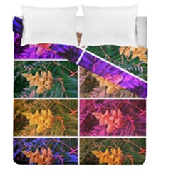 Sideways Sumac Collage Duvet Cover Double Side (queen Size) by okhismakingart