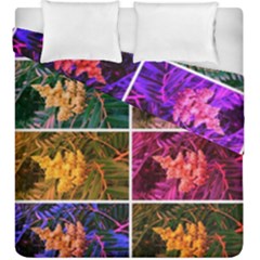 Sideways Sumac Collage Duvet Cover Double Side (king Size) by okhismakingart