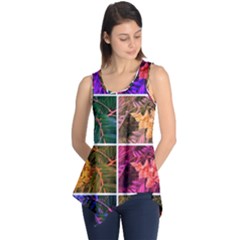 Sideways Sumac Collage Sleeveless Tunic by okhismakingart