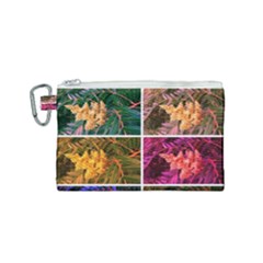 Sideways Sumac Collage Canvas Cosmetic Bag (small) by okhismakingart