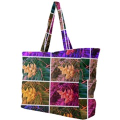 Sideways Sumac Collage Simple Shoulder Bag by okhismakingart