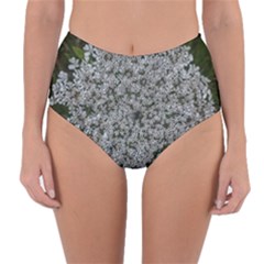 Queen Annes Lace Original Reversible High-waist Bikini Bottoms by okhismakingart